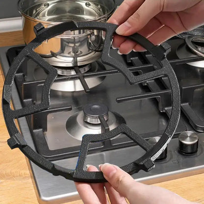 Cast Iron Gas Rings Reducer Trivets Black Durable Multifunction Gas Hob Cover Stove Hob Covers for Kitchen Smaller Cookware