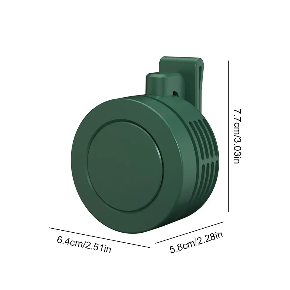 Mini Clip Fan 3 Speeds Body Fan 900Mah USB Charging Electric Air Cooling Fan for Outdoor Indoor Traveling