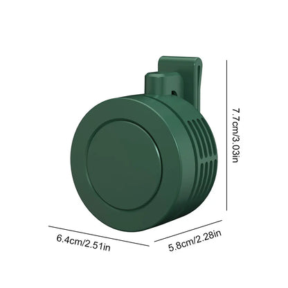 Mini Clip Fan 3 Speeds Body Fan 900Mah USB Charging Electric Air Cooling Fan for Outdoor Indoor Traveling