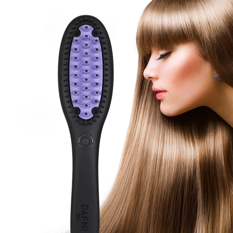 Hot Comb Hair Straightener Brush Ionic anti Scald Curling Iron Fast Ceramic Heating Straightening Curler Iron Stying Tool