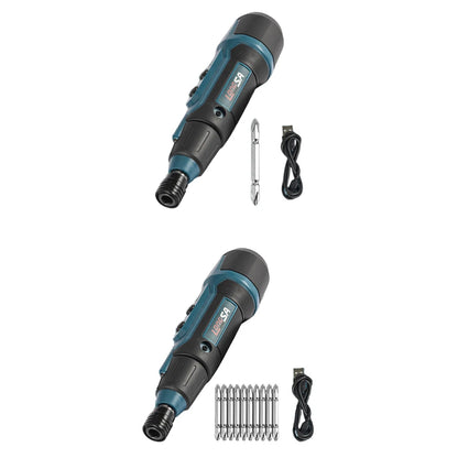 3.6V Electric Power Screwdriver Set USB Rechargeable Small Electrician Screwdriver 200Rpm/Min 2Nm Flashlight Lighting Power Tool