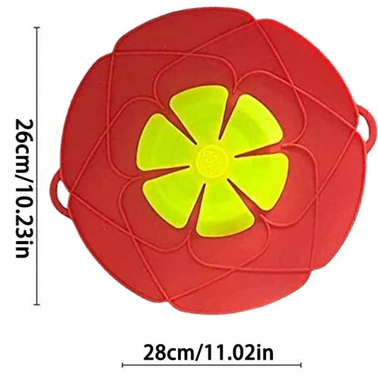 Silicone anti Overflow Cover Pot Lid High Temperature Kitchen Gadgets Universal Lid Flower Cookware for Home Kitchen