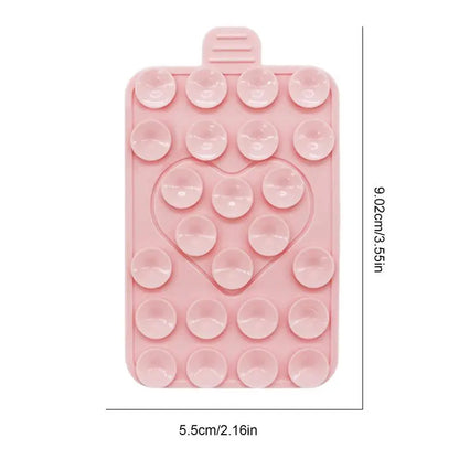 Phone Sticky Grip Double-Sided Love Suctions Phone Case Phone Holder Adjustable Silicon Adhesive Accessory Portable Strong