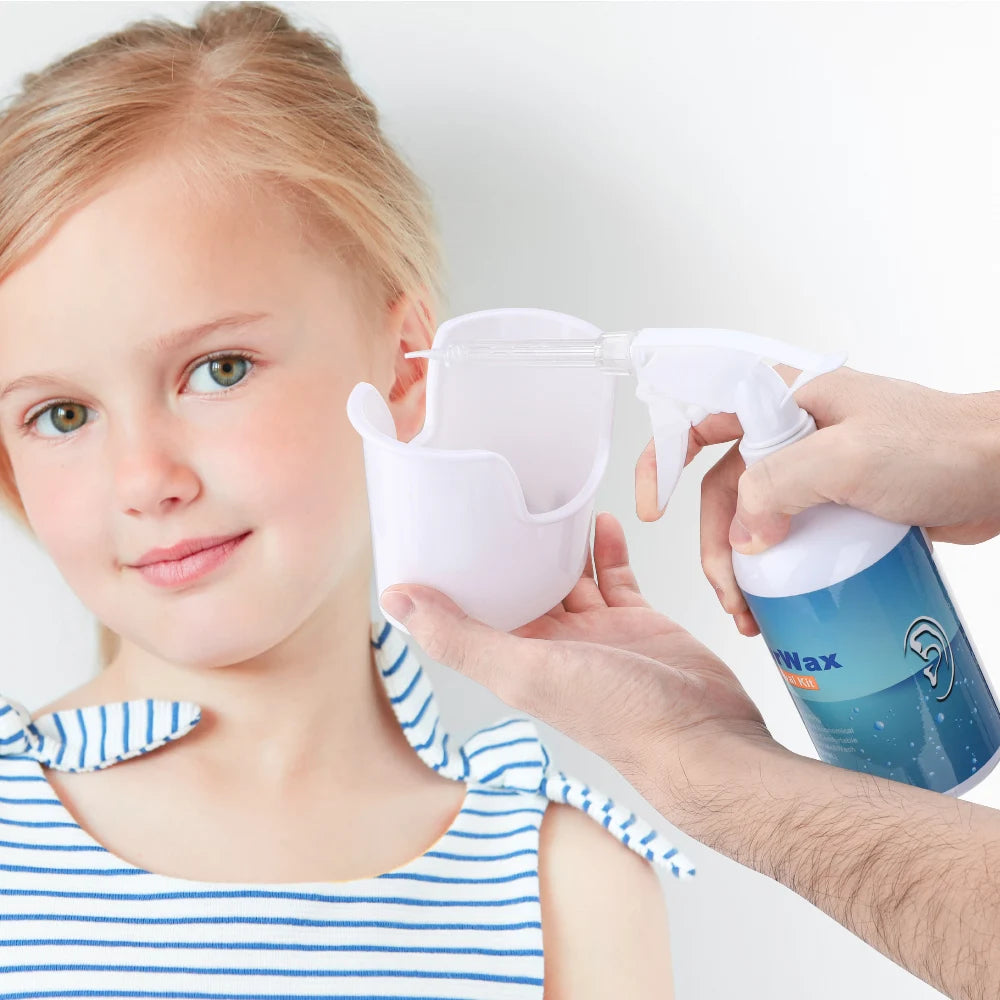 500Ml Ear Cleaner Kit Ear Wax Remover Plastic Bottle Ear Irrigation Washer Set for Adults Kids Ear Care Limpiador De Oidos