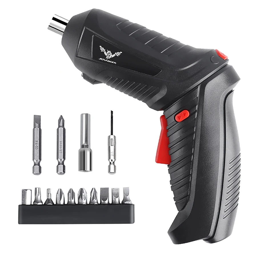 8 in 1 Electric Screwdriver Cordless Drill Screwdriver Bits Set Rechargeable 3.6V Li-Ion 3.5N·M for Home Improvement DIY Project