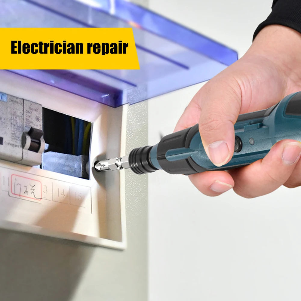 3.6V Electric Power Screwdriver Set USB Rechargeable Small Electrician Screwdriver 200Rpm/Min 2Nm Flashlight Lighting Power Tool