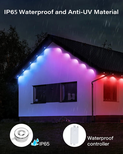 RGBIC String Downlight Smart LED String Light Work with Alexa Color Changing Indoor Wall Light Fixture for Party Music Sync