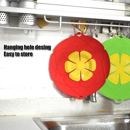 Silicone anti Overflow Cover Pot Lid High Temperature Kitchen Gadgets Universal Lid Flower Cookware for Home Kitchen