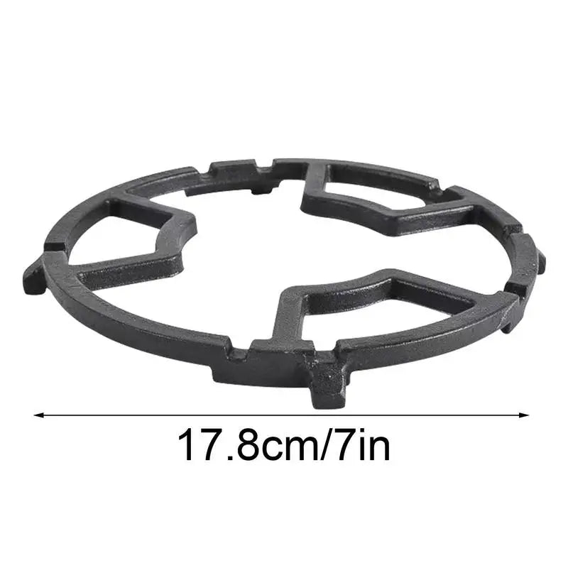 Cast Iron Gas Rings Reducer Trivets Black Durable Multifunction Gas Hob Cover Stove Hob Covers for Kitchen Smaller Cookware