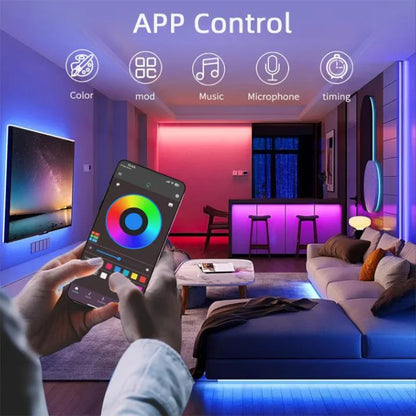 USB RGB Neon LED Strip 1M 2M 3M 5M Wifi 5V RGB Strip Work with Tuya App/Smart Life/Alexa for Game Home Neon Decor Lighting Spe
