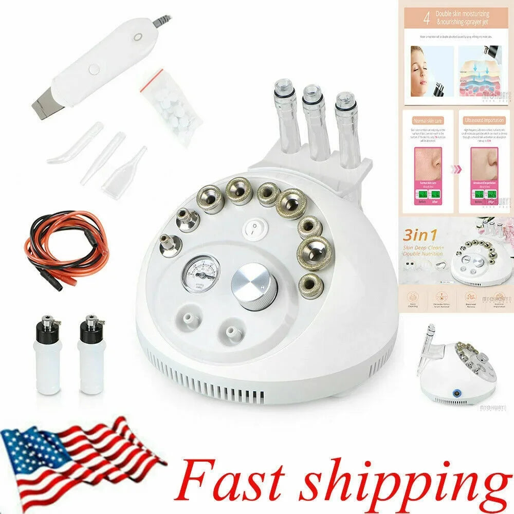 Facial Diamond Microdermabrasion Machine Professional Home Use Beauty Machine Removal Wrinkle Facial Peeling Tools