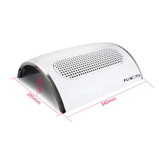 Nail Dust Collector Nail Art Dust Suction Collector Hand Rest Design Strong Nail Dust Vacuum with 2 Dust Collecting Bags