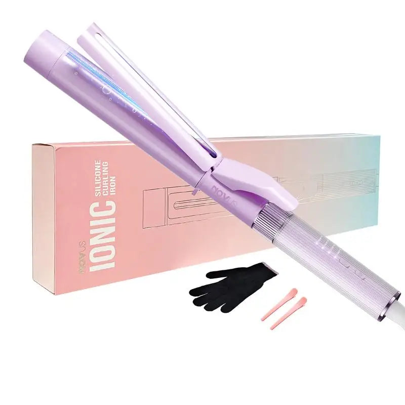Curling Iron 1 1/2 Inch, Ceramic Tourmaline Curling Wand for Long Hair, 40000000 Negative Ions