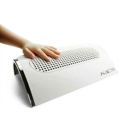 Nail Dust Collector Nail Art Dust Suction Collector Hand Rest Design Strong Nail Dust Vacuum with 2 Dust Collecting Bags