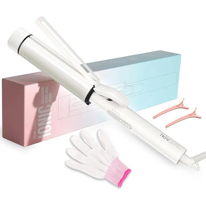 Curling Iron 1 1/2 Inch, Ceramic Tourmaline Curling Wand for Long Hair, 40000000 Negative Ions