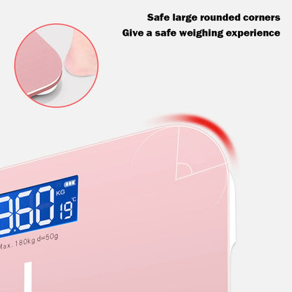 Intelligent Weight Scale HD Display Electronic Weight Scale Precision Tool for Home Office Supplies Room Temperature Measurement