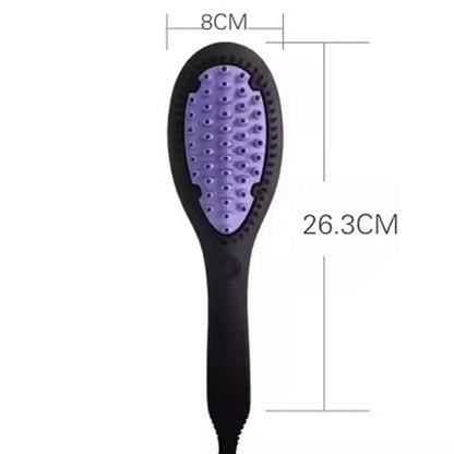 Hot Comb Hair Straightener Brush Ionic anti Scald Curling Iron Fast Ceramic Heating Straightening Curler Iron Stying Tool