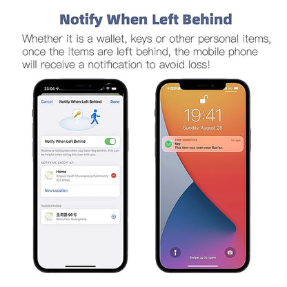 Anti Lost Reminder Device Work with Apple Find My Bluetooth-Compatible Compatible with Ios Only Wireless Car Key Pet Kids Finder