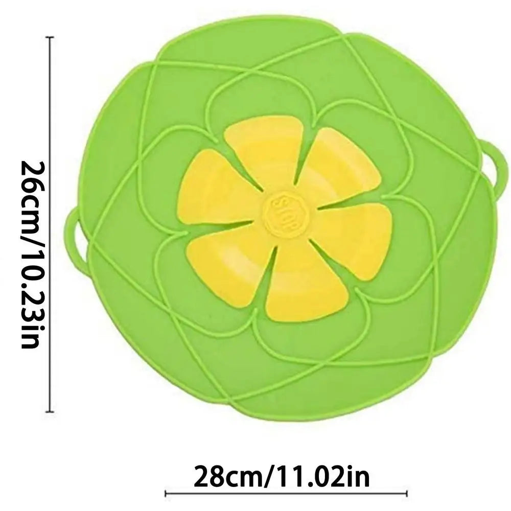 Silicone anti Overflow Cover Pot Lid High Temperature Kitchen Gadgets Universal Lid Flower Cookware for Home Kitchen