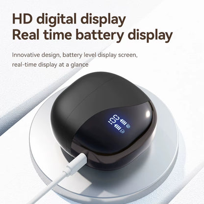 3-In-1 AI Translator Earbuds Bluetooth 5.3 Real Time Translation Earphones 140 Language Two-Way Smart Voice Translator Ear Hook