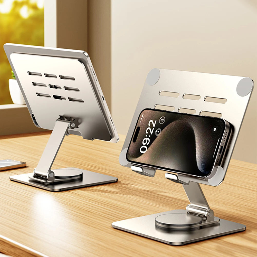 Tablet Stand 360° Rotating Adjustable Desktop Stand Portable Non-Slip Holder for Ipad Pro Air Mini 4-13In/Surface Pro/Kindle