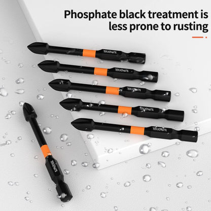 6PCS Cross Screwdriver Strong anti Slip High Hardness Screwdriver Tool Drill Extended Hexagonal