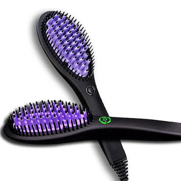 Hot Comb Hair Straightener Brush Ionic anti Scald Curling Iron Fast Ceramic Heating Straightening Curler Iron Stying Tool