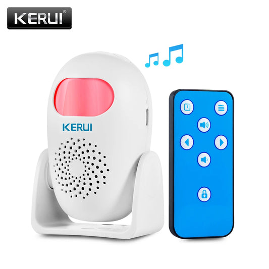 Wireless Burglar Alarm PIR Motion Detector with 100Db Alarm Sound PIR Motion Sensor LED, Infrared Welcome Alarm Detector