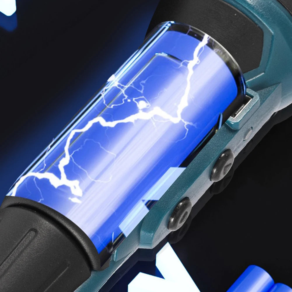 3.6V Electric Power Screwdriver Set USB Rechargeable Small Electrician Screwdriver 200Rpm/Min 2Nm Flashlight Lighting Power Tool