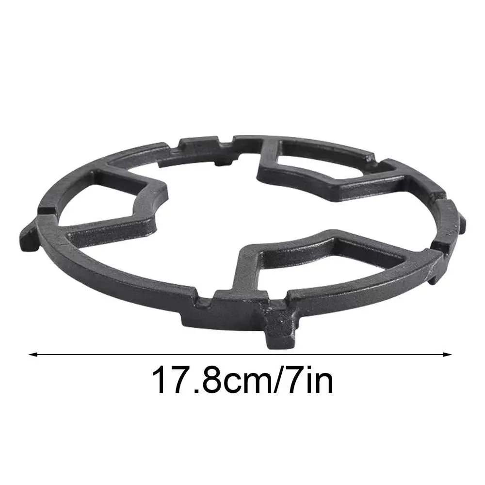 Cast Iron Gas Rings Reducer Trivets Black Durable Multifunction Gas Hob Cover Stove Hob Covers for Kitchen Smaller Cookware