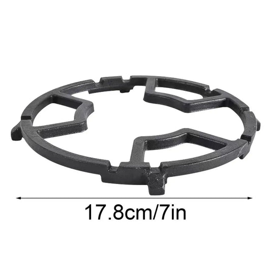 Cast Iron Gas Rings Reducer Trivets Black Durable Multifunction Gas Hob Cover Stove Hob Covers for Kitchen Smaller Cookware