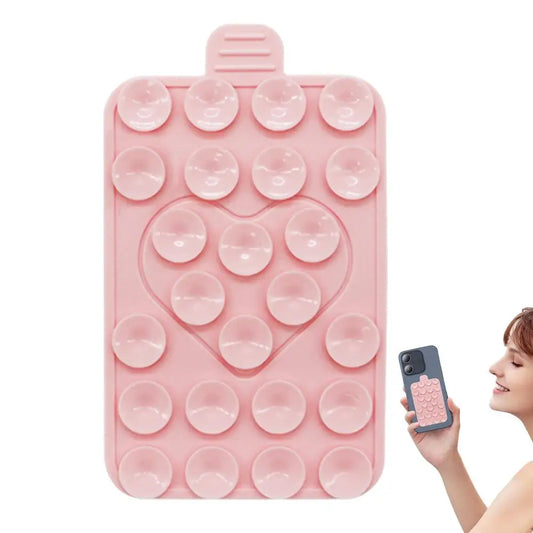 Phone Sticky Grip Double-Sided Love Suctions Phone Case Phone Holder Adjustable Silicon Adhesive Accessory Portable Strong