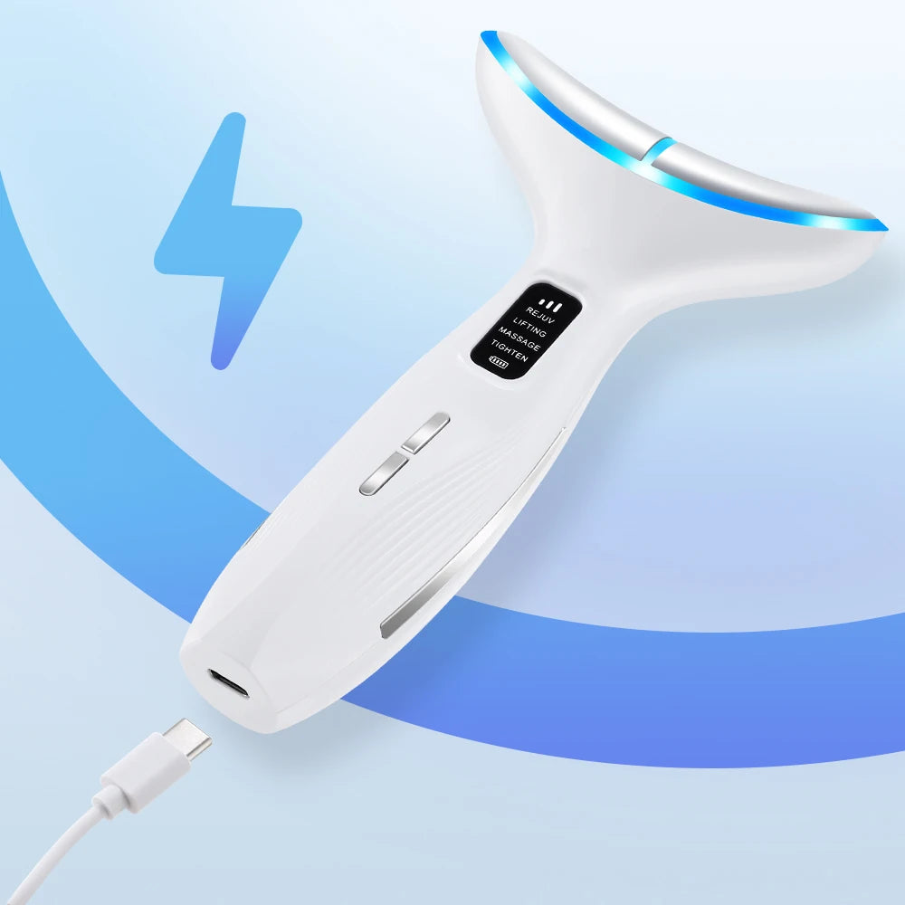 Electric Beauty Device for Neck Face Lifting Machine Portable Mini Facial Massager