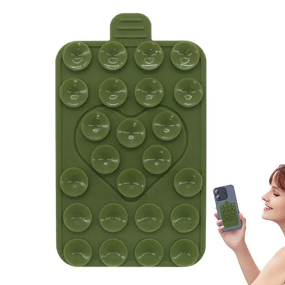 Phone Sticky Grip Double-Sided Love Suctions Phone Case Phone Holder Adjustable Silicon Adhesive Accessory Portable Strong