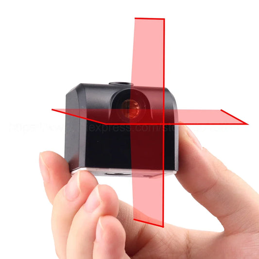 One-Button Level Cross Line Mini Beam Level Meter for Indoor/Outdoor