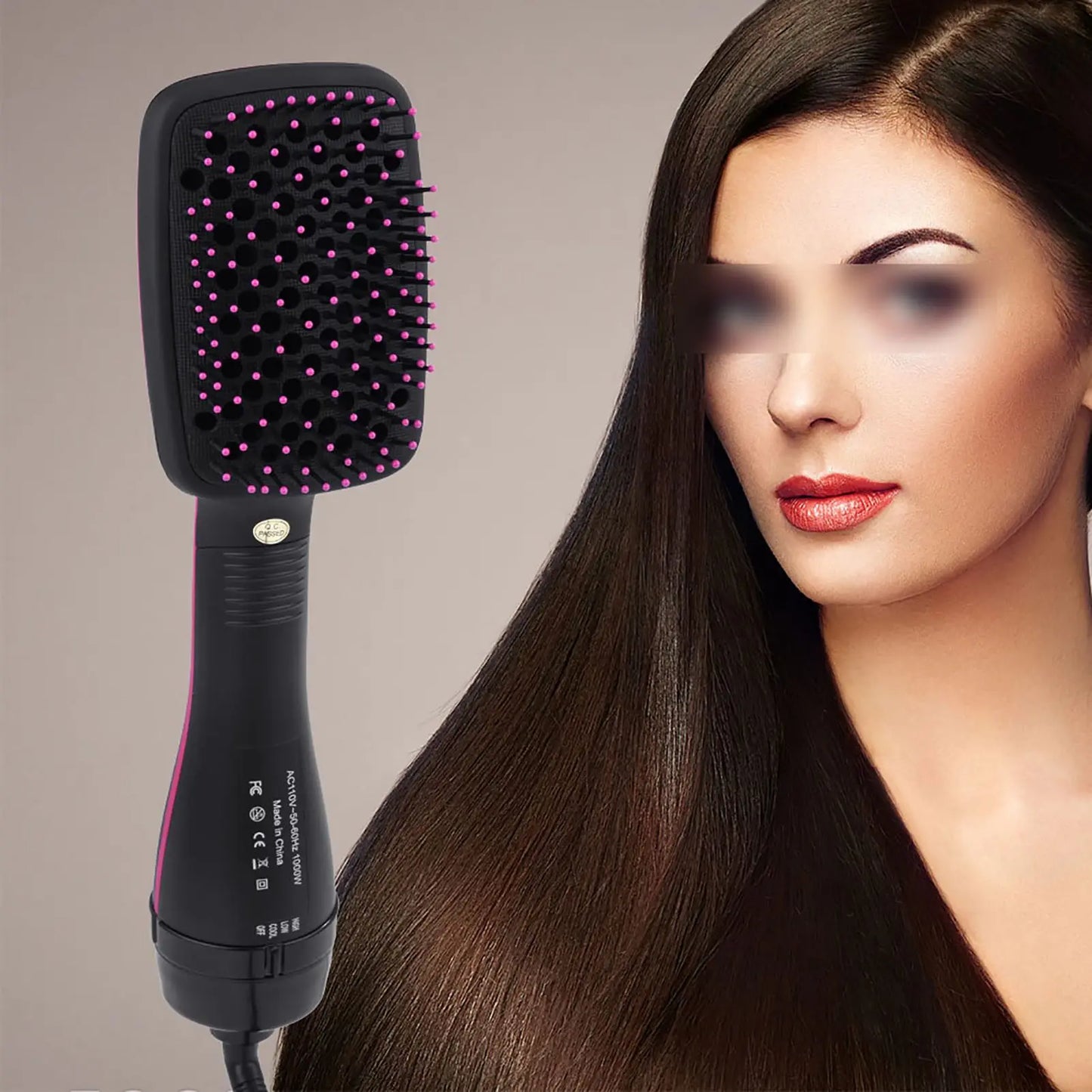 Hair Blow Dryer Hair Brush Dryer 2 in 1 Multifunctional Anion Hair Dryer Brush Comb Styler Hairdressing Tool Hair Beauty Tool