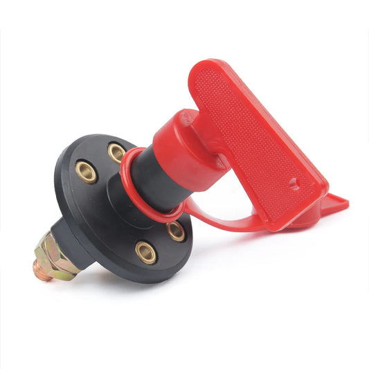 Universal Battery Isolator 12V Battery Disconnect Isolator Rotary Power Kill Cut-Off for Auto Truck Boat for Vehicle Car Van