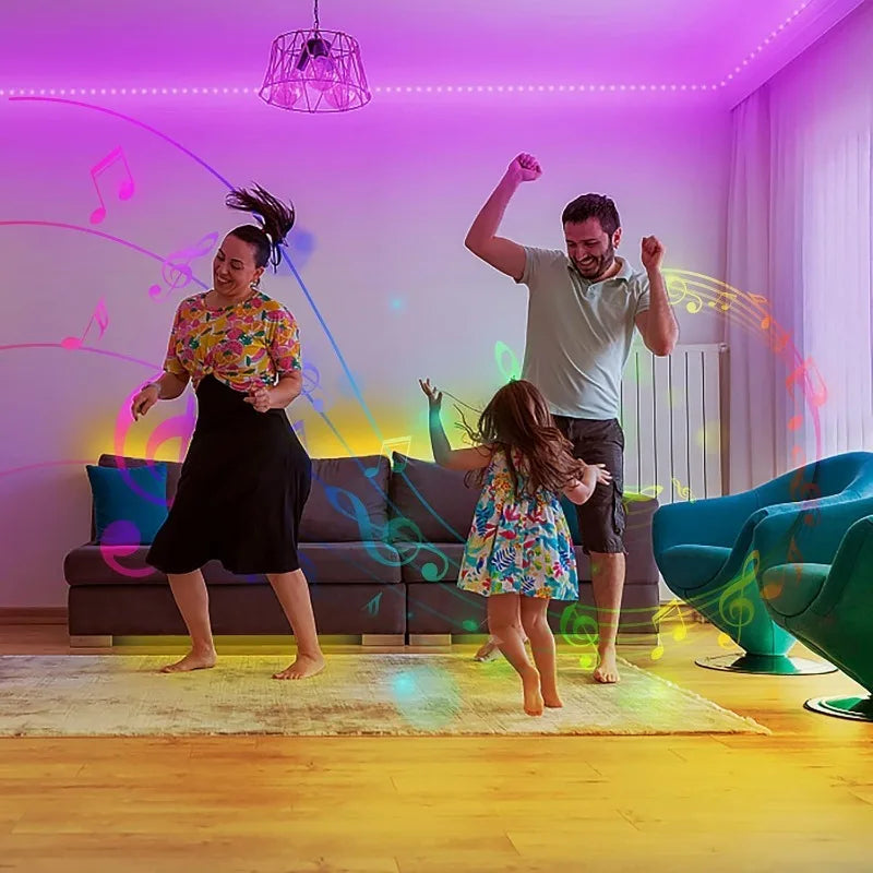DAYBETTER Led Strip Lights 200 Ft (2 Rolls of 100 Ft) Ultra Long Smart Light Strips with App Voice Control Remote, RGB Music Syn