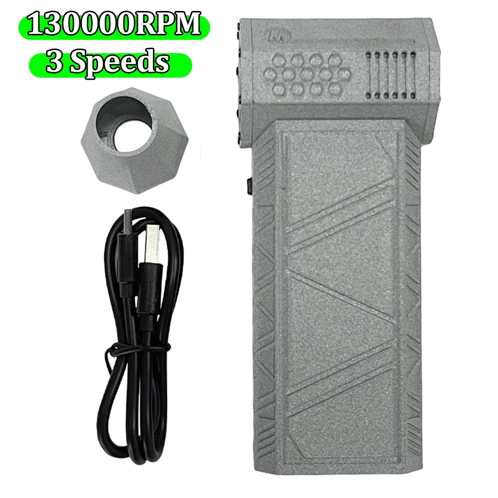 130000RPM Mini Turbo Jet Fan Car Dryer Brushless Motor Handheld Dust Blower Electric Air Snow Blower for Computer Keyboard