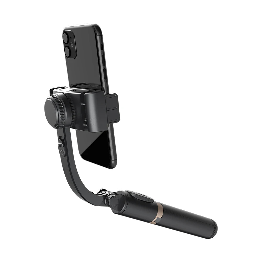 Q08 Bluetooth-Compatible Handheld Stabilizer Aluminum Alloy Phone Gimbal Stabilizer Portable for Phone Holder Video Record