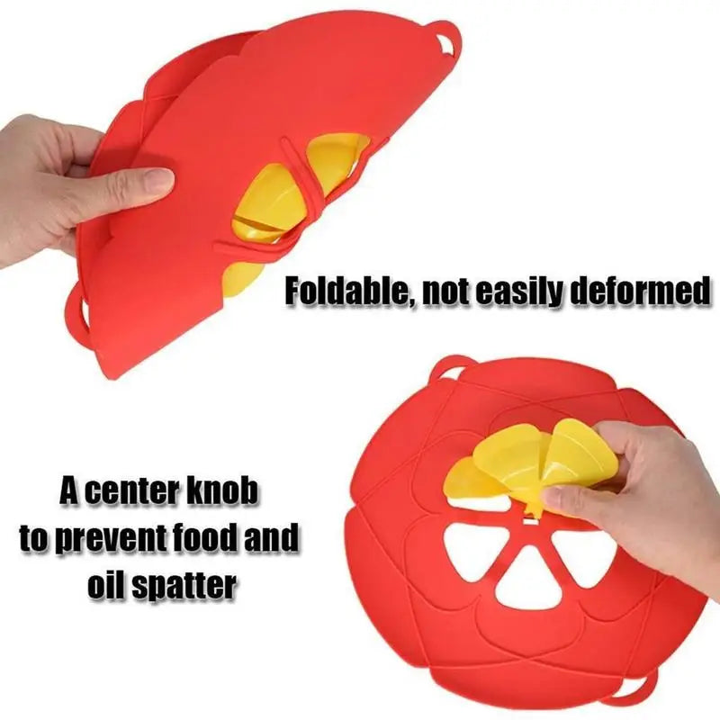 Silicone anti Overflow Cover Pot Lid High Temperature Kitchen Gadgets Universal Lid Flower Cookware for Home Kitchen