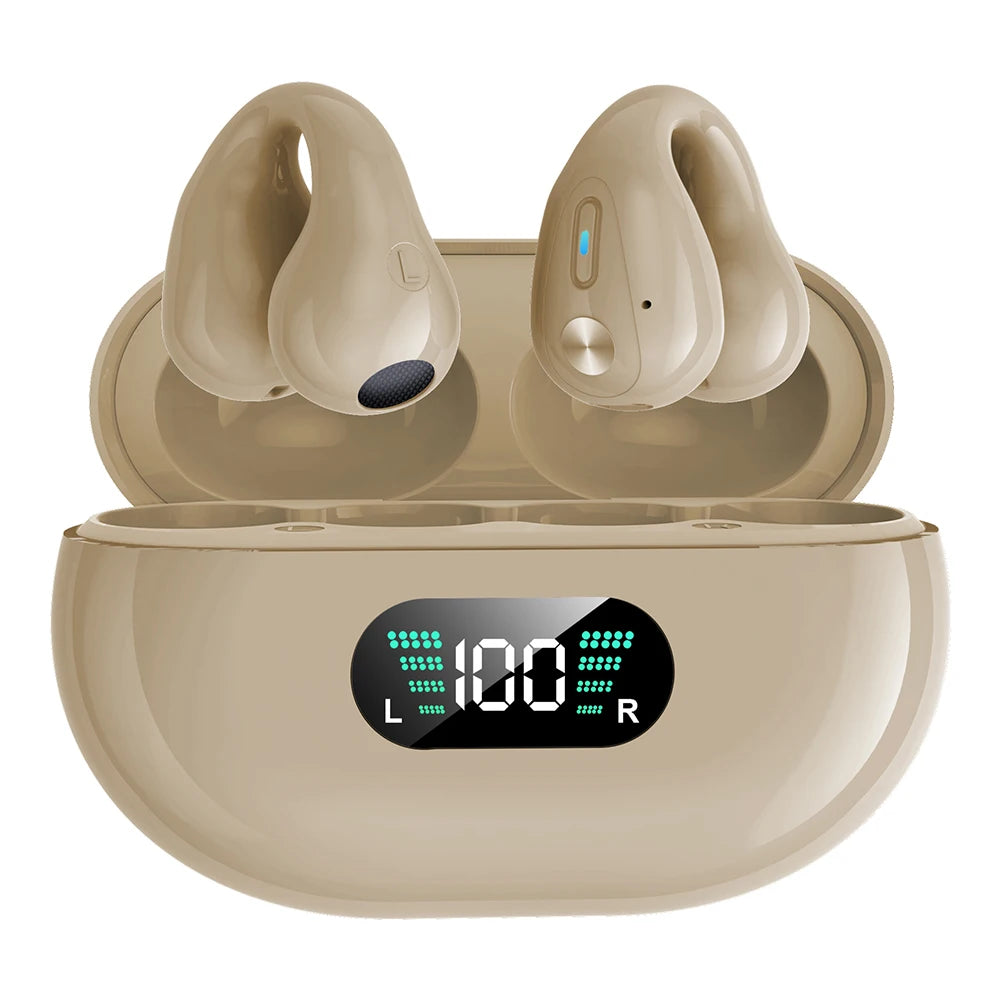 Smart AI Language Translation Earbuds Bluetooth-Compatible 144 Languages Translator Device Bone Conduction Translation Earphones