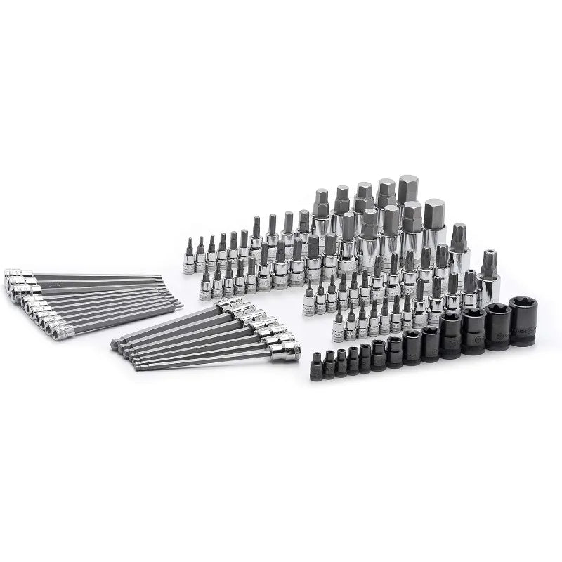 GEARWRENCH 84 Pc. Master Sae/Metric Hex and Torx Bit Socket Set - 80742